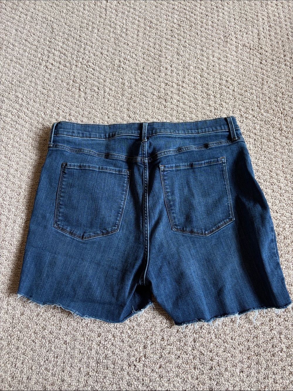 Banana Republic Dark Blue Denim Cutoff Shorts - Picture 5 of 5